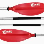 wioslo składane Vking 230 220 cm czerwone4-czesciowe