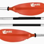 wioslo składane Vking 230 220 cm pomarańczowe 4-czesciowe