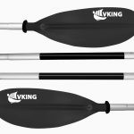 wioslo składane Vking 230 220 cm czarne 4-czesciowe 2025