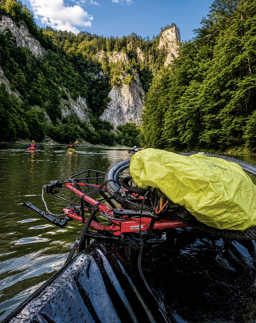 packraft Hardy na 3 korony bikerafting 2