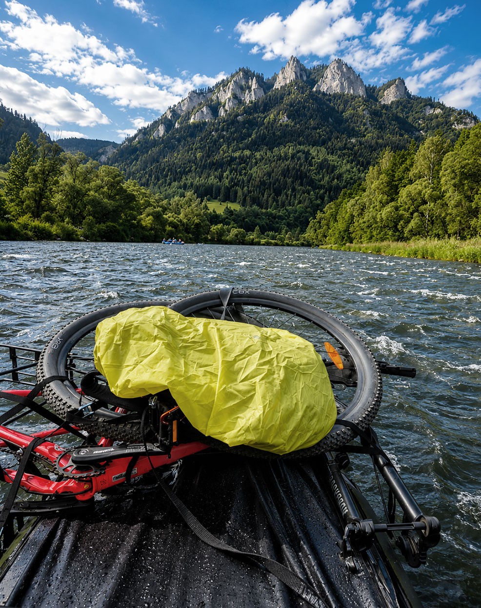 packraft Hardy na 3 korony bikerafting 1