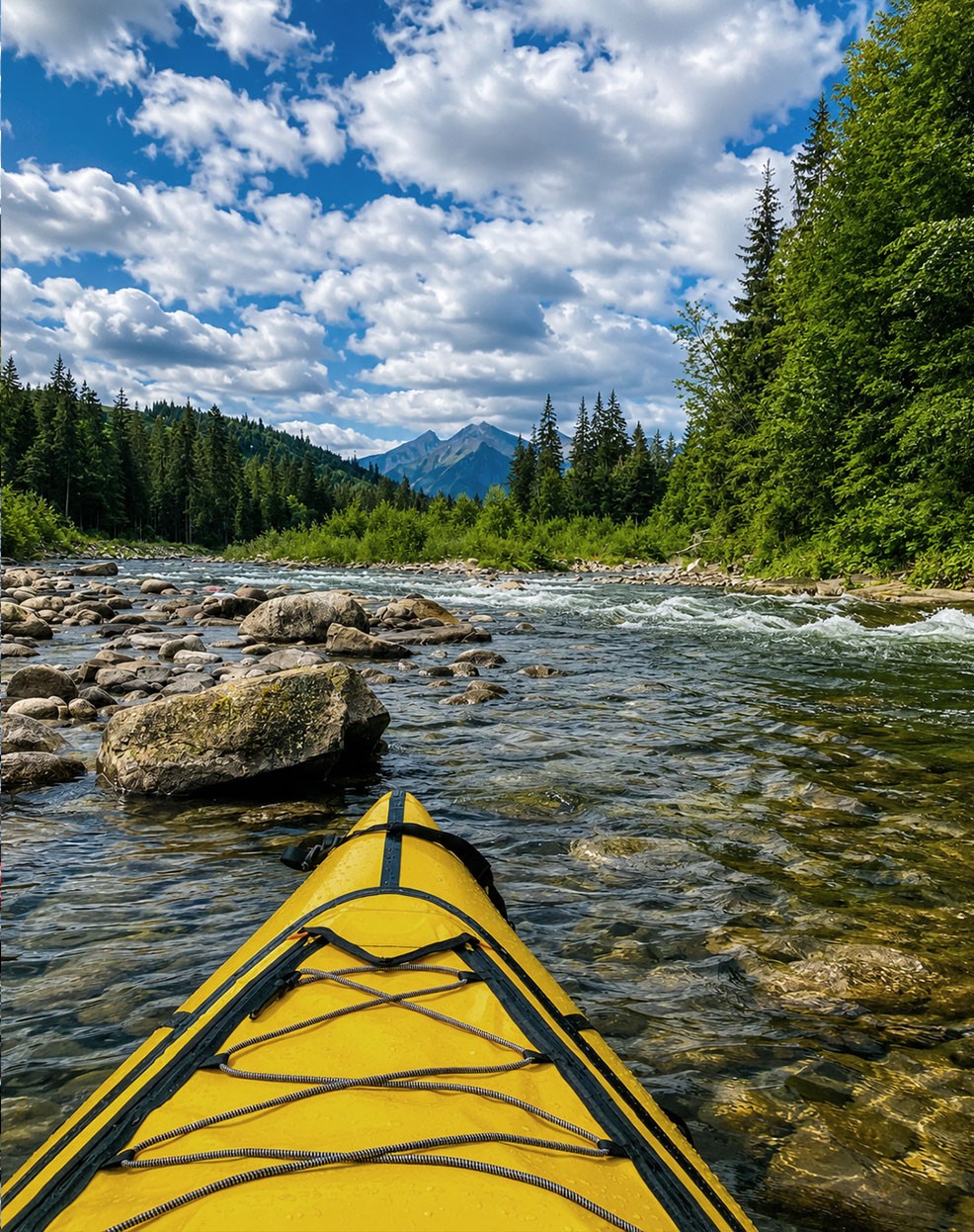 Packraft Vkin Coyote na Białce Tatrzańskiej