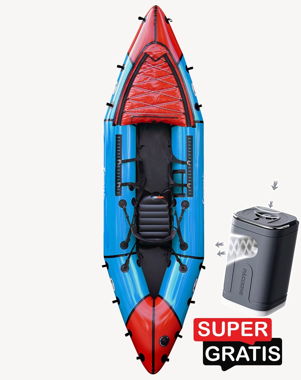 packraft Vking Coyote tpu niebieski-czerwony 2026