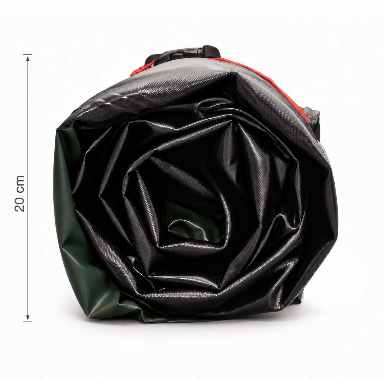 packraft zrolowany vking grizzly plus średnica