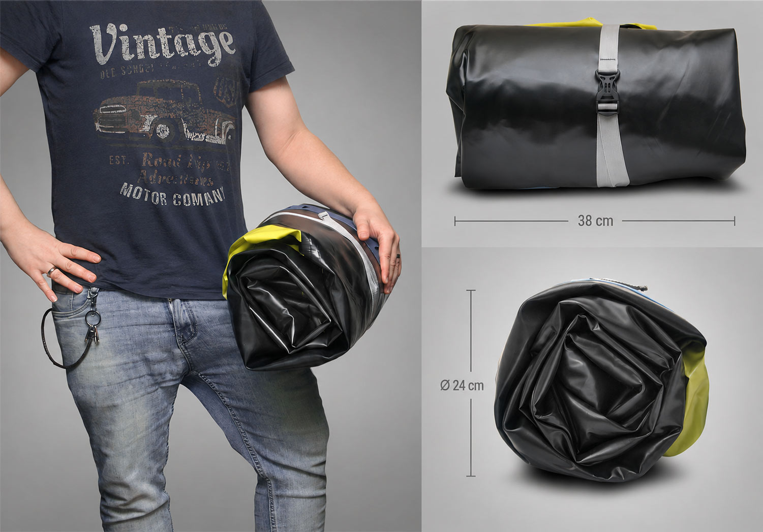 Packraft vking hardy plakat miary